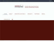 Tablet Screenshot of nassabgroup.com